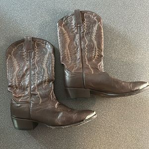 Men’s Brown Leather Boots size 10.5